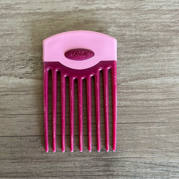 Goody Other - Vintage Goody Hair Pick Lift Comb Non Slip Handle Retro 90s USA Pink
